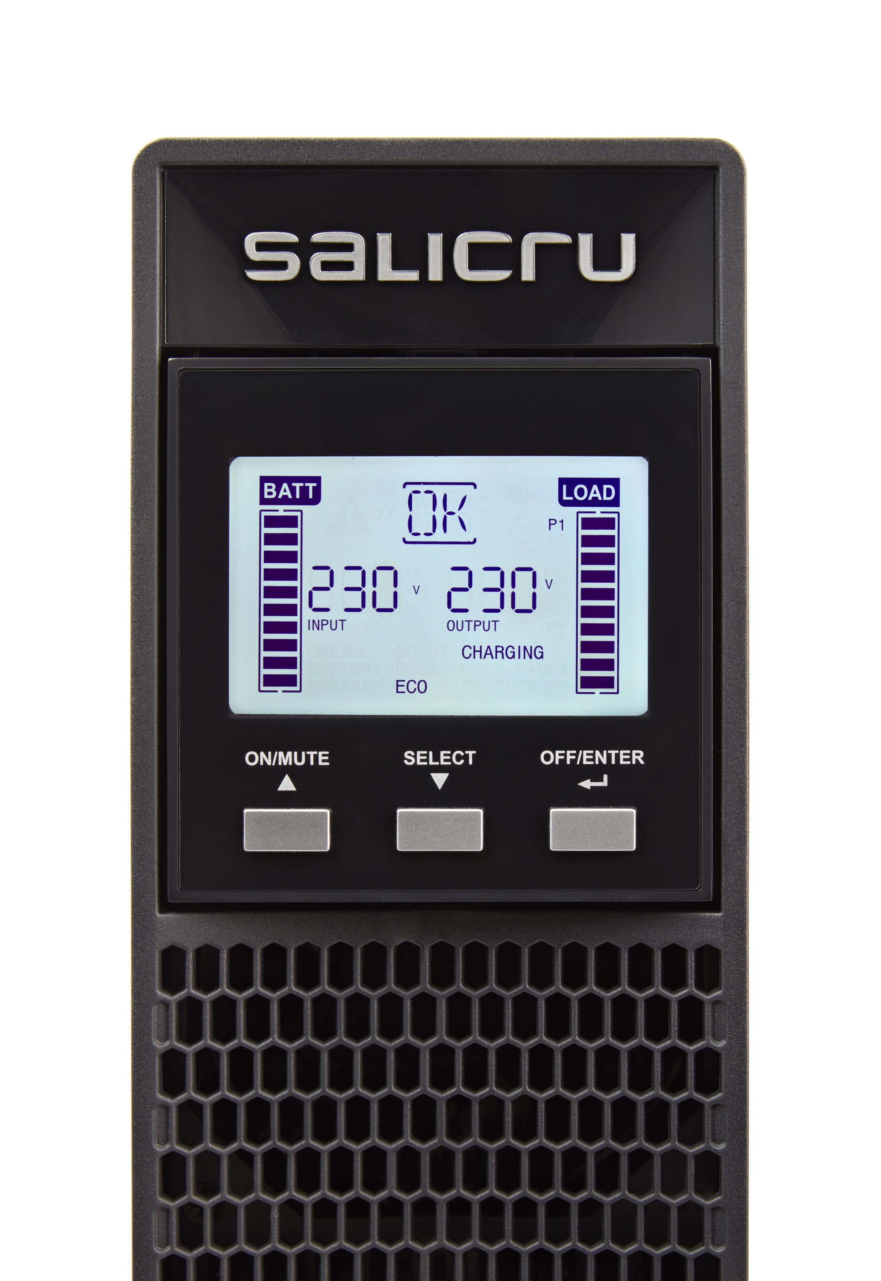 UPS SALICRU SPS 3000 ADV RT2 (Windows, Linux, Mac - C20 - Preto) — miniatura 4
