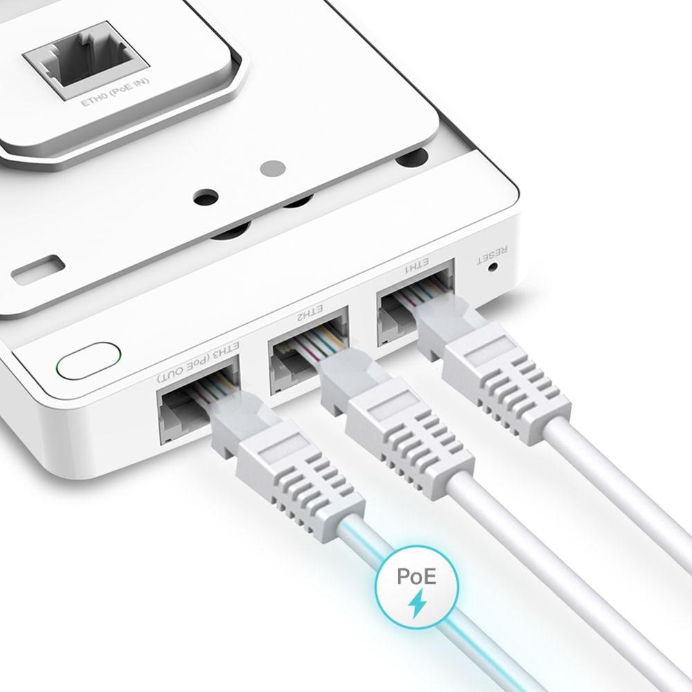 Ponto de Acesso TP-LINK EAP235-WALL (1167 Mbit/s - 2,4-5 GHz - 10/100/1000Base-T - Branco) — miniatura 3