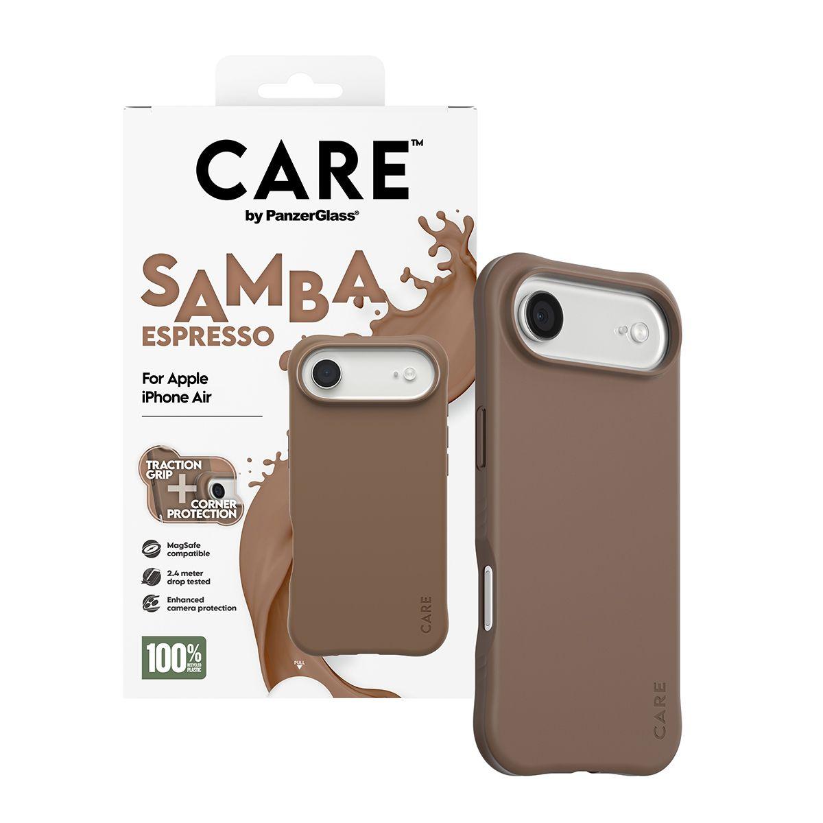 Capa para Telemóvel PANZERGLASS CARE Samba MagSafe iPhone Air (Apple iPhone Air - Apple - Castanho), miniatura 4