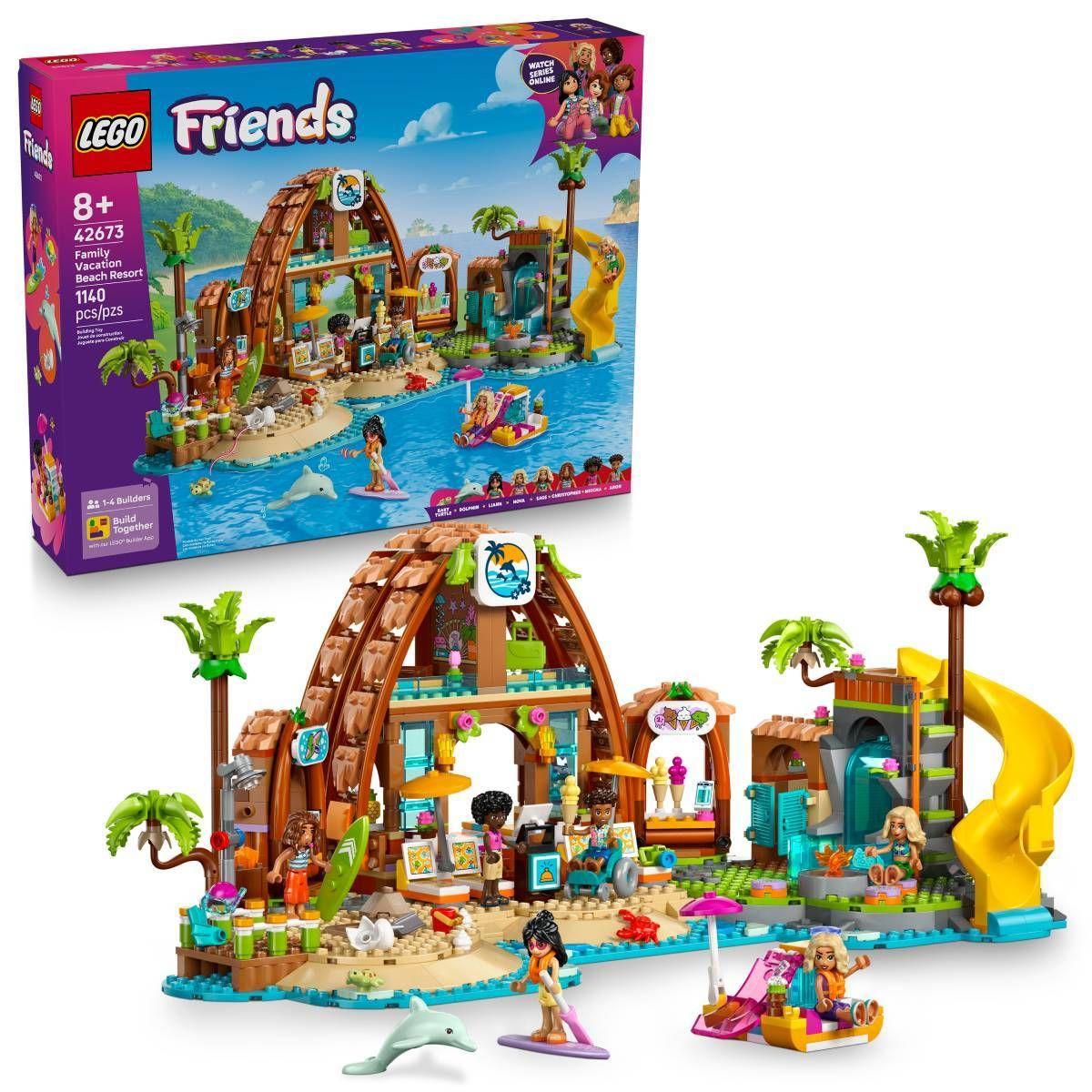 LEGO 42673 Friends Resort de praia de férias em família (8+ anos - 1140 peças), miniatura 3