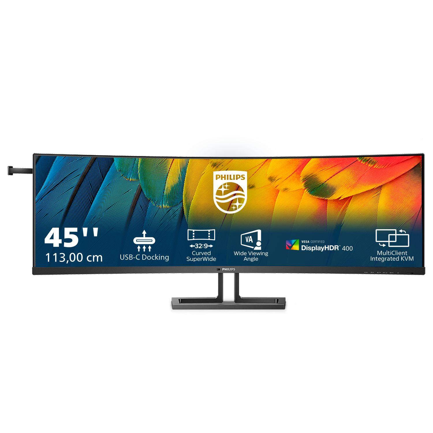 Monitor PHILIPS 45B1U6900C/00 (44,5" - VA - 75 Hz - Preto) — miniatura 2