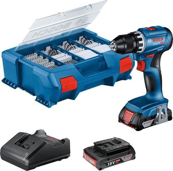 Aparafusadora-Berbequim BOSCH GSR 18V-45 Professional (Preto e Azul)