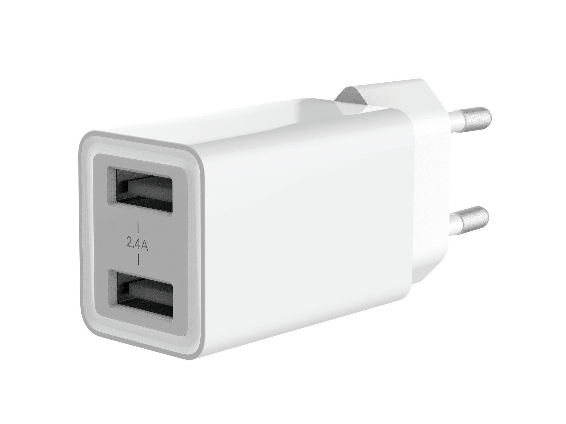 Carregador de Parede CONCEPTRONIC ALTHEA06W (Com Fio - Universal - Branco) — miniatura 2