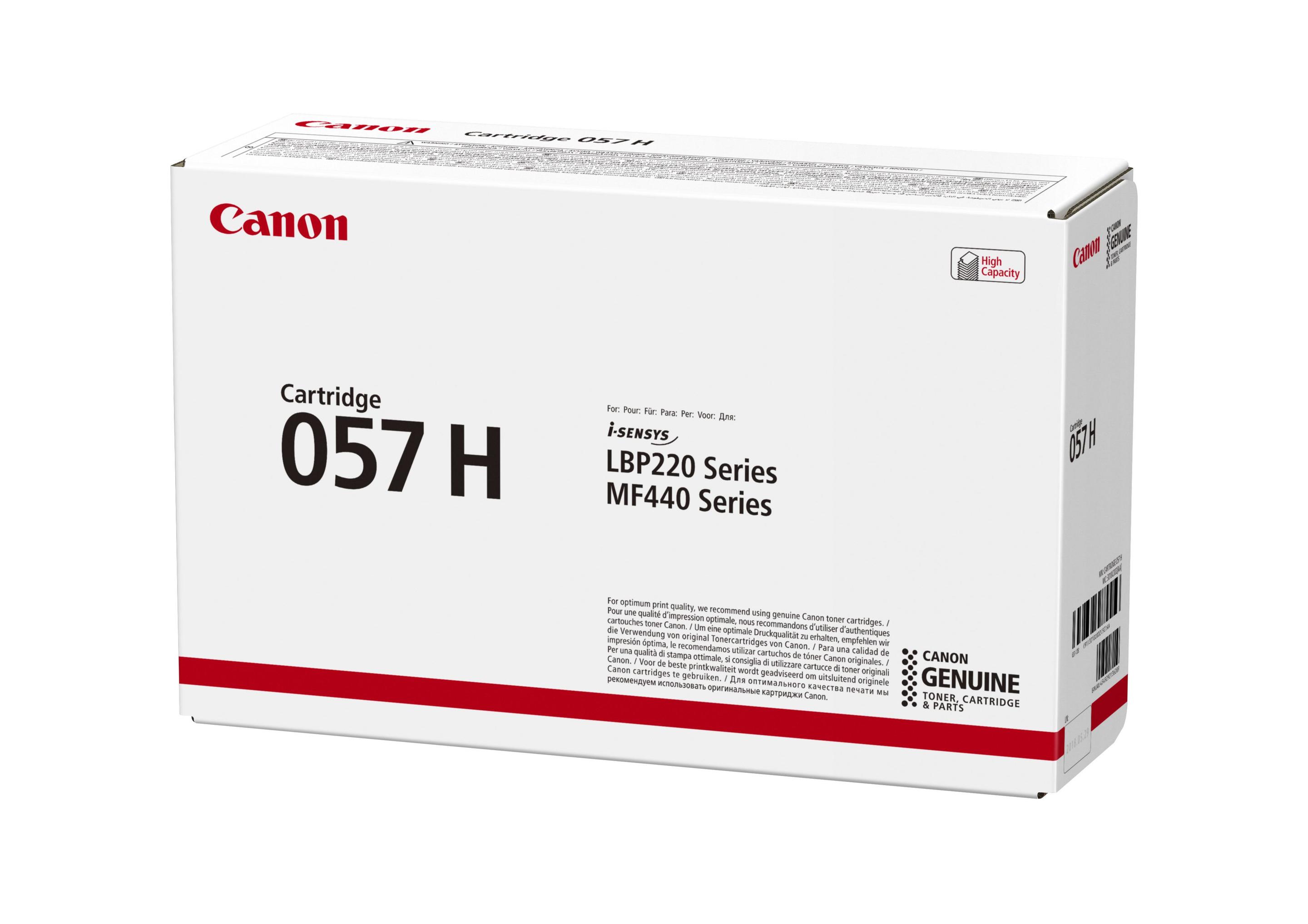 Toner CANON 057H (10000 páginas - Preto), miniatura 3