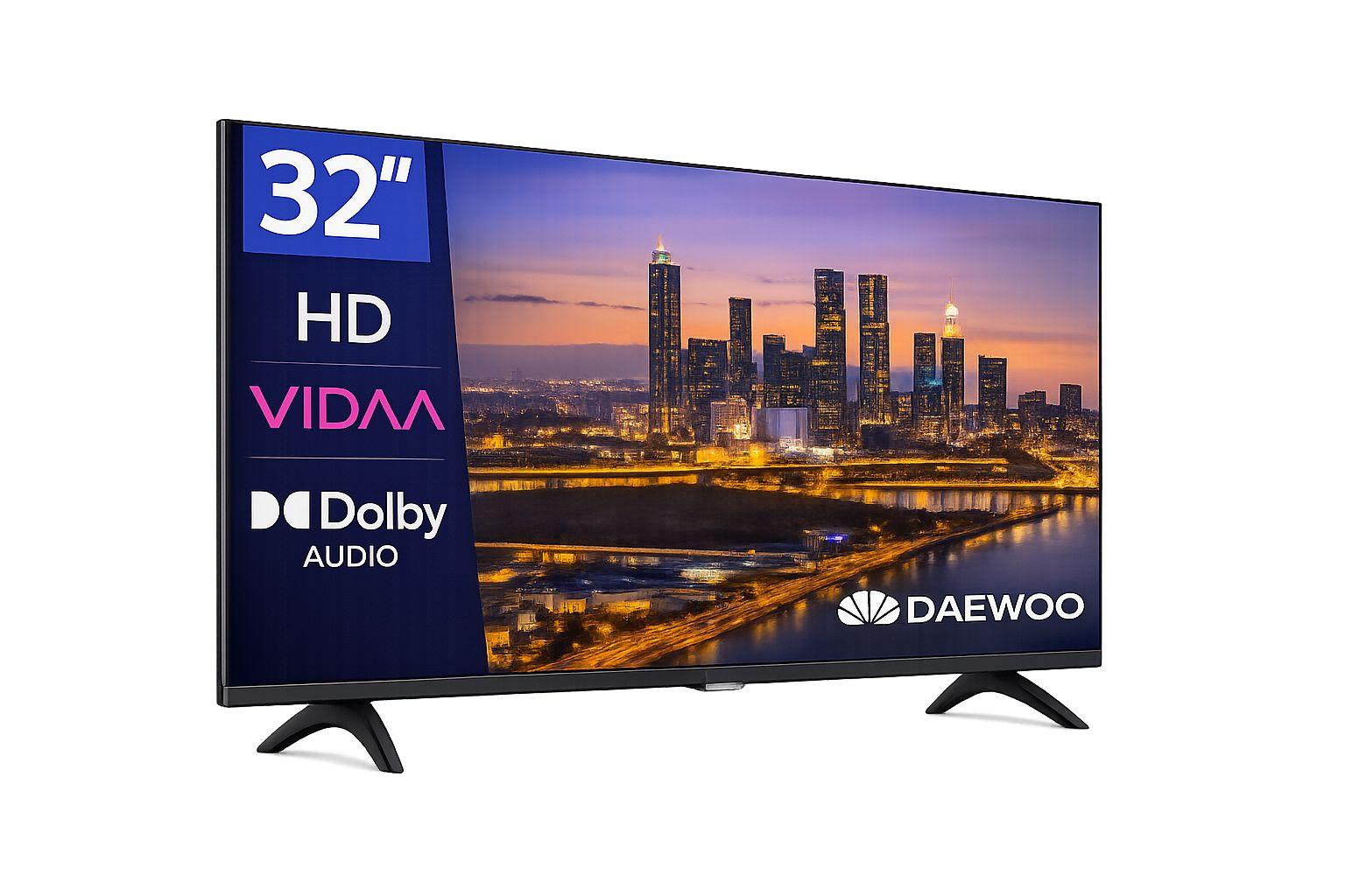 Televisão DAEWOO TV 32VB56HV (LED - HD - 1366 x 768 pixels - Preto)
