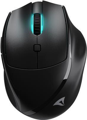 Rato SHARKOON OfficePal M25W (Mão direita - 4000 DPI - Ótico - Preto)