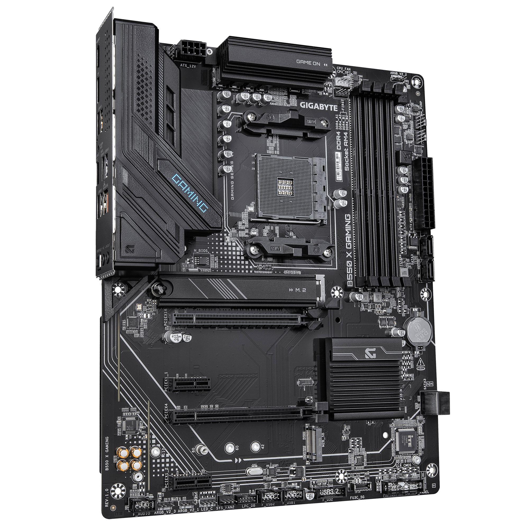 Motherboard GIGABYTE B550 X GAMING (AM4 - ATX - Duplo canal - Castanho escuro), miniatura 3