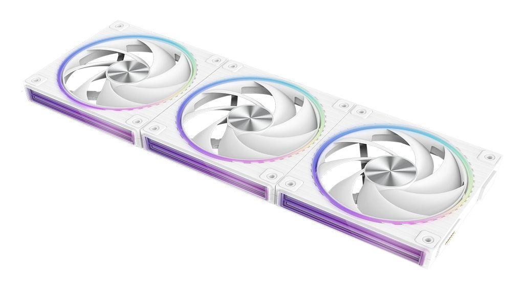 Ventoinha para Caixa de PC ZALMAN ZM-DF120 A3 WHITE (ARGB - 3,36 W - Branco)