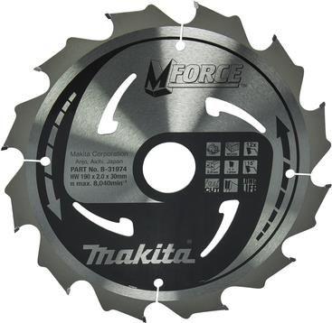 Lâmina de Serra Circular MAKITA B-31974 (190 mm - Furo 30 mm - 12 Dentes), imagem 1