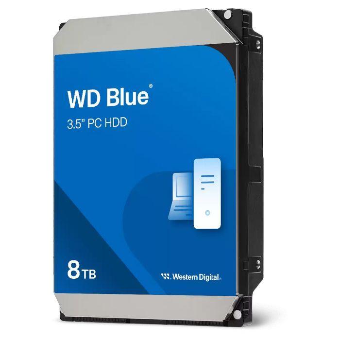 Disco Rígido HDD WESTERN DIGITAL WD Blue WD80EAAZ (8 TB - 3,5 polegadas - SATA 6 Gb/s) — miniatura 2