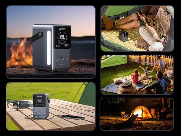 Powerbank UGREEN PB770 (48000 mAh - 153,6 Wh - PD 3.1 até 140 W - Cinzento), miniatura 2