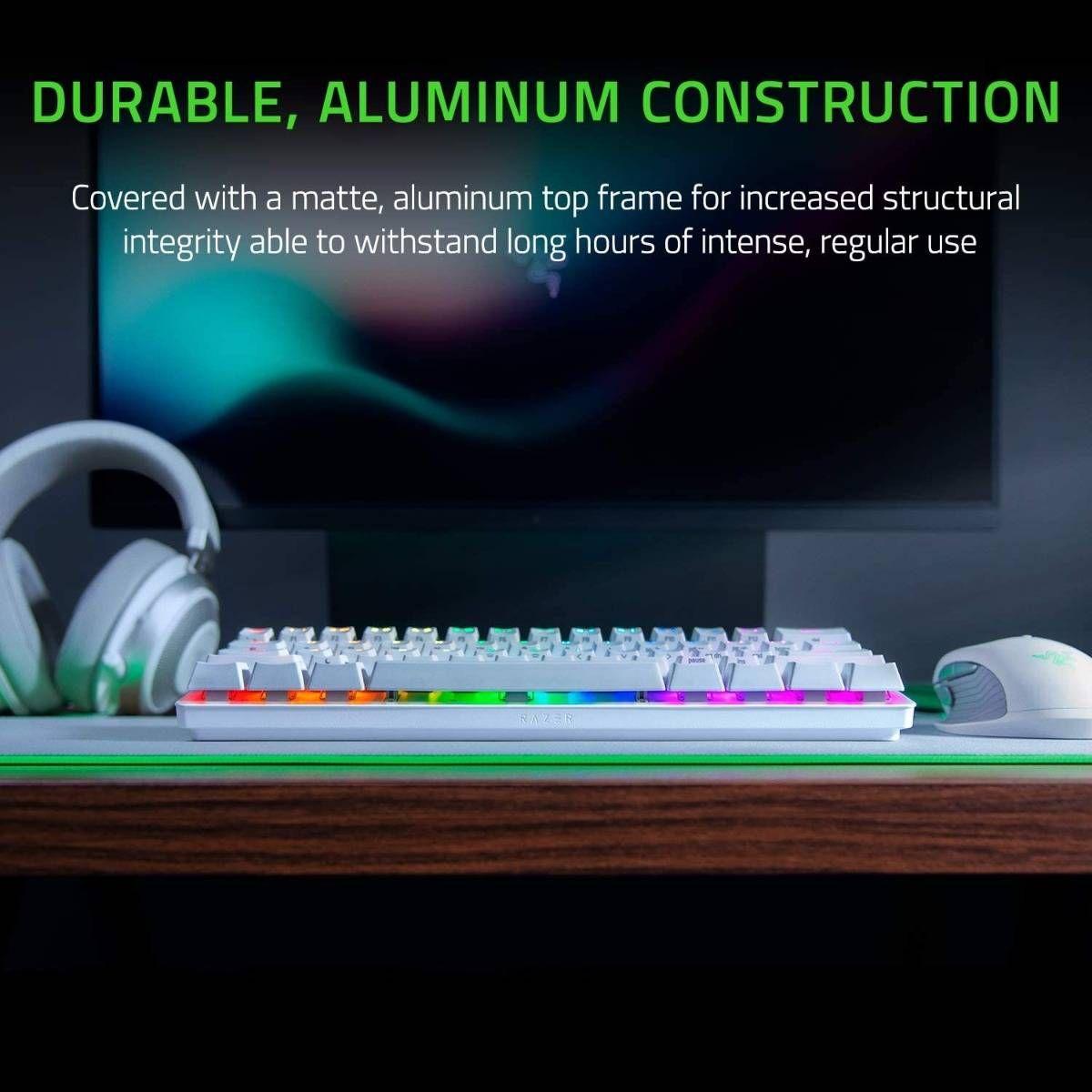 Teclado RAZER Huntsman Mini (Inglês - Mini - USB - Branco) — miniatura 4