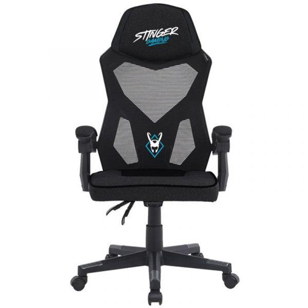 Cadeira Gaming WOXTER Stinger Station Sense (135° - Tecido - Tecido de malha - Preto), miniatura 2