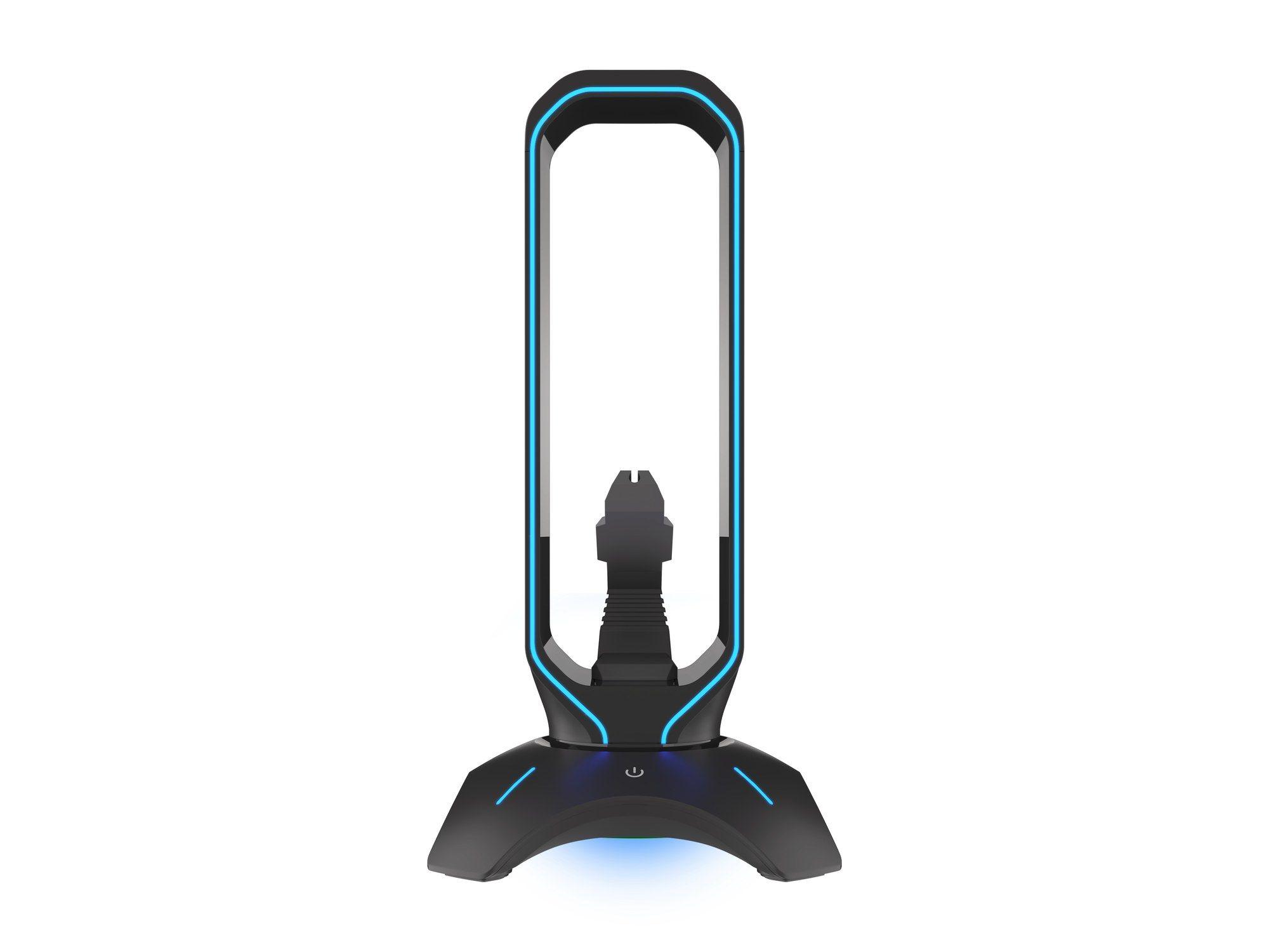 Suporte para Auscultadores GENESIS Vanad 500 (USB Type-A - USB-A - Universal - Preto) — miniatura 3