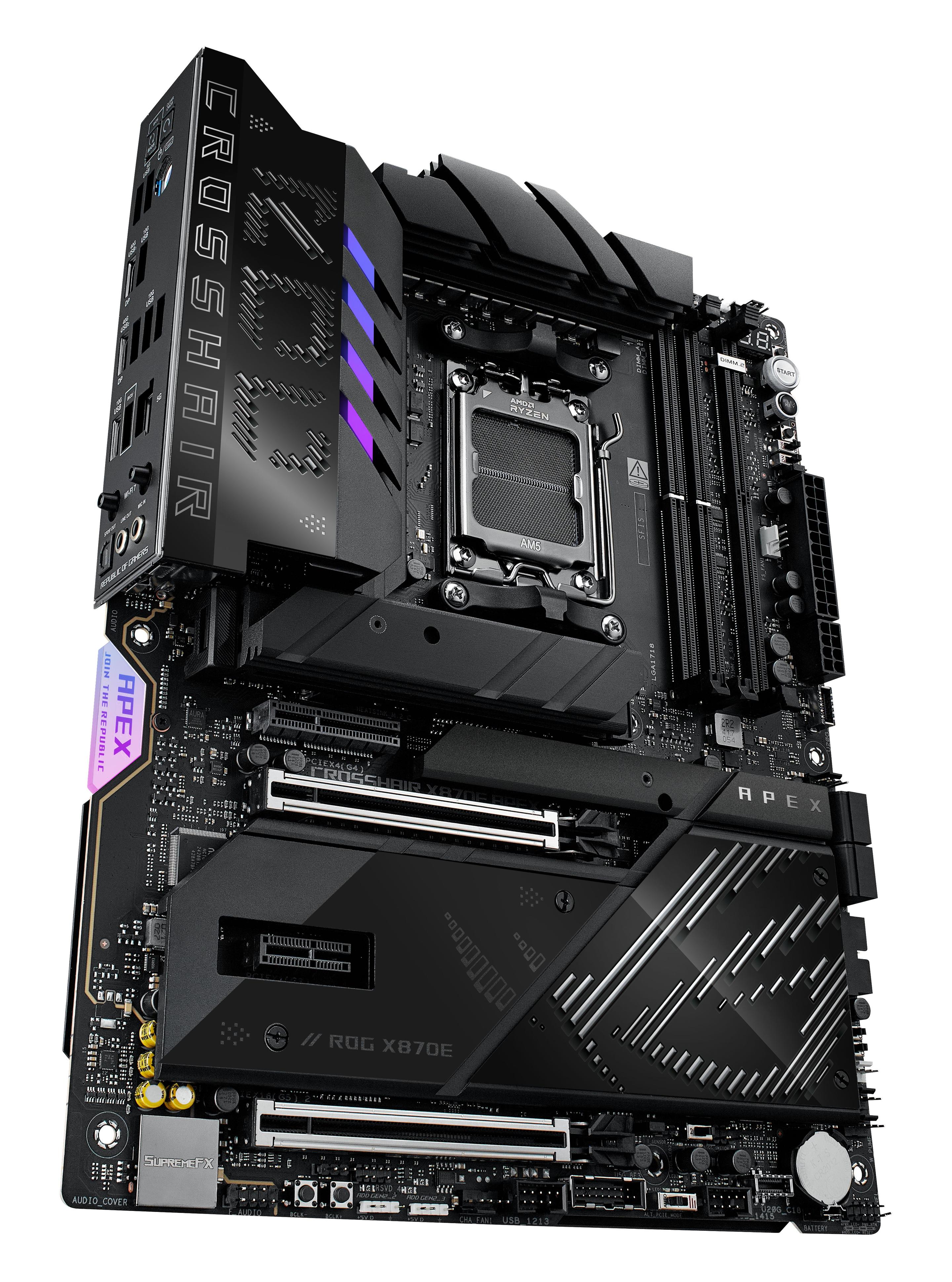 Motherboard ASUS ROG Crosshair X870E Apex (AM5 - ATX - Duplo canal - Preto), miniatura 5