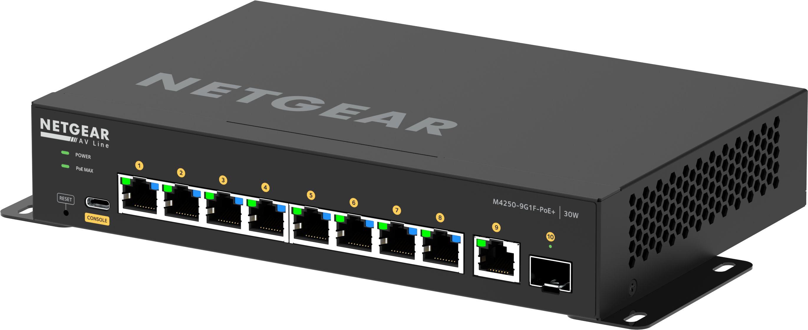 Switch Gerido NETGEAR GSM4210PD-100EUS (Gigabit Ethernet - 1 x Gigabit SFP - 24 Gbit/s - Preto), miniatura 2
