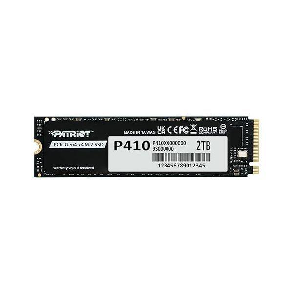SSD PATRIOT P410 2TB (2 TB - M.2 2280 - PCI Express NVMe)