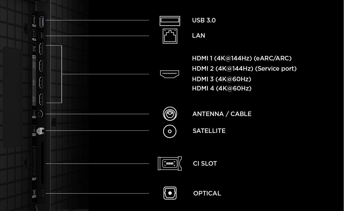 Televisão TCL TV 85P8L (85" - QD-Mini LED 4K UHD - 144 Hz - Preto), miniatura 11