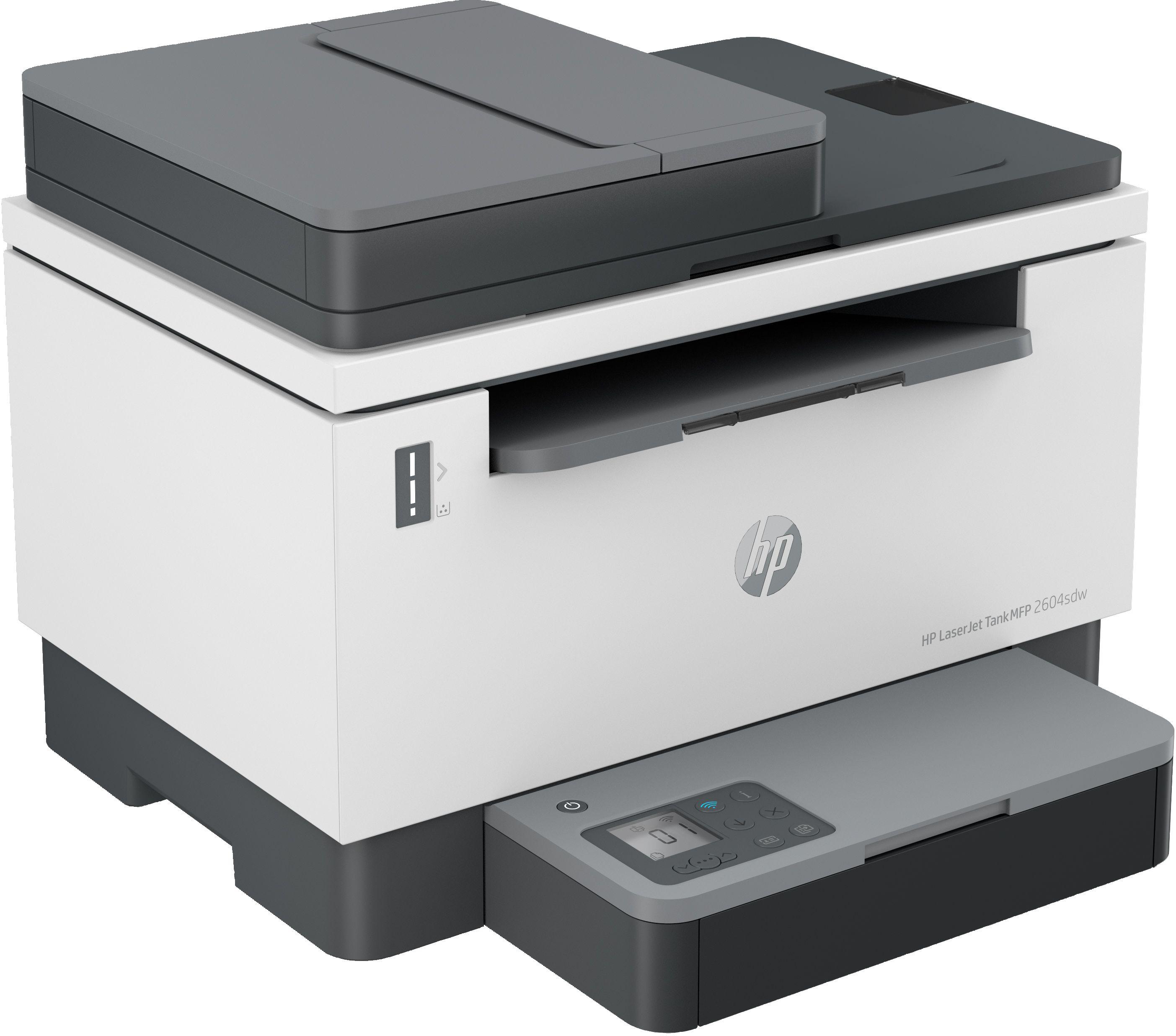 Impressora Multifunções Laser HP LaserJet Tank 2604sdw (A4 - Impressão a preto e branco - 250 folhas - Preto e Cinzento), miniatura 3