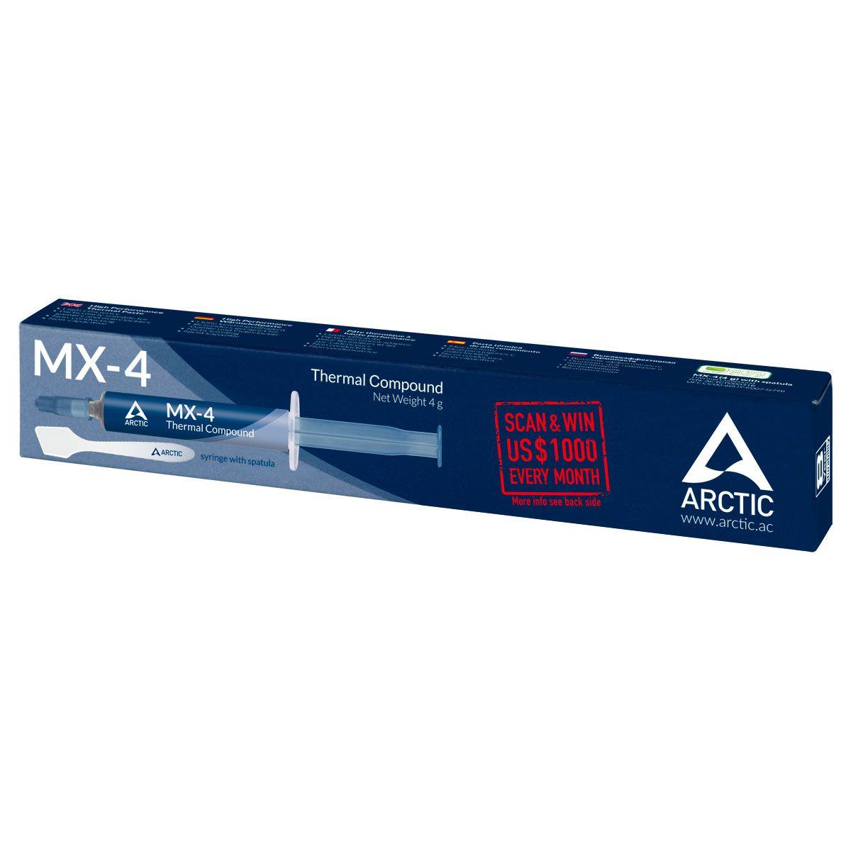Pasta Térmica ARCTIC MX-4 (Pasta térmica - 2,5 g/cm³ - 1 unidade - Azul) — miniatura 3