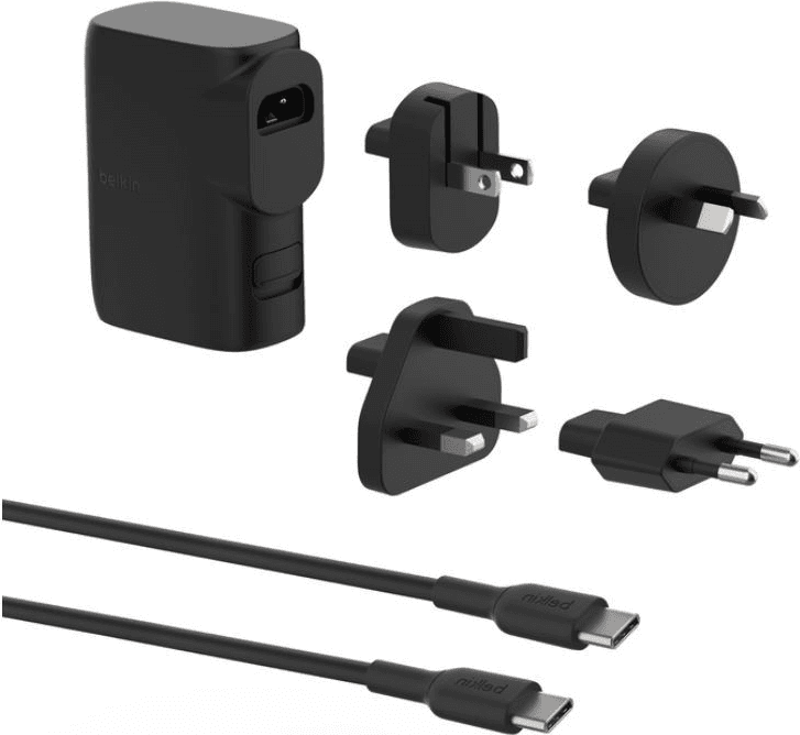 Powerbank com Carregador de Parede BELKIN BOOST Charge Hybrid BPZ003BT1MBK-B6 (5000 mAh - 25 W - Preto)