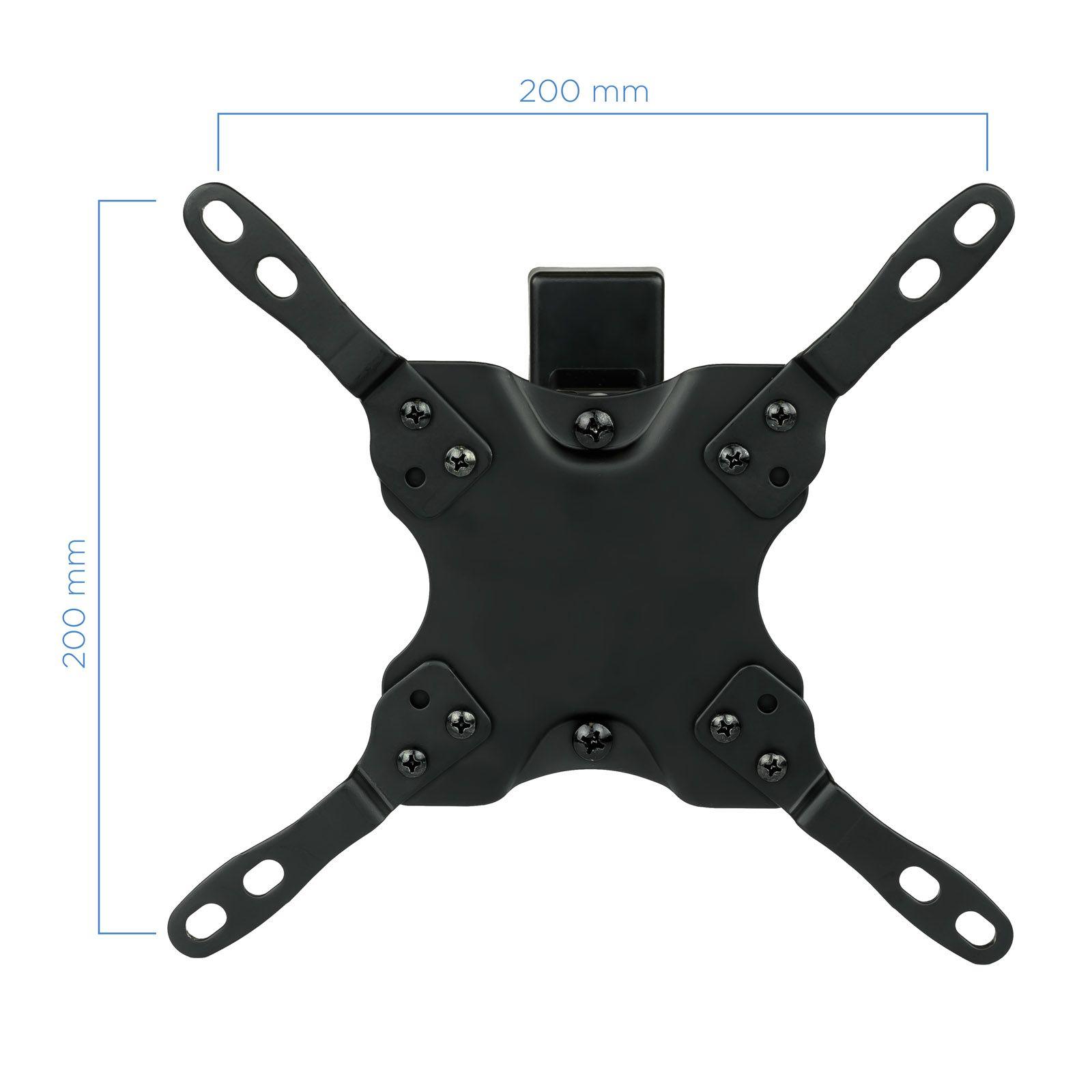 Suporte de Parede para TV TOOQ LP2042TNL-B (200 x 200 mm - 75 x 75 mm - 106,7 cm - Preto), miniatura 3