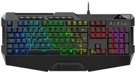 Teclado SHARKOON SKILLER SGK4 (Alemão - Interruptor de membrana - Tamanho completo - Preto)