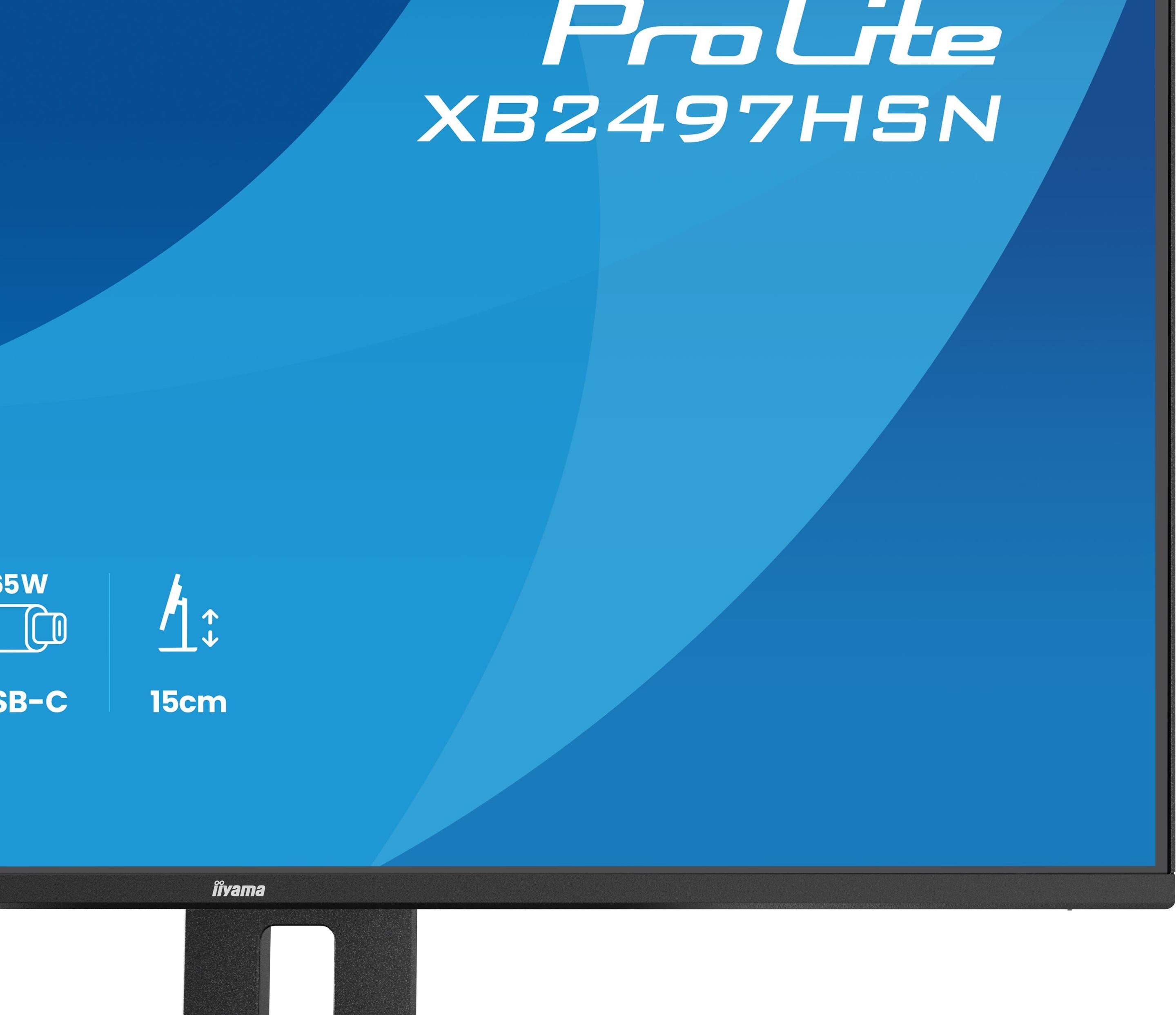 Monitor IIYAMA ProLite XB2497HSN-B1 (23,8" - IPS - 100 Hz - Preto) — miniatura 7