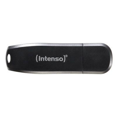 Pen USB INTENSO Speed Line 128GB (USB Type-A - USB 3.2 Gen 1 - Tampa - Preto)