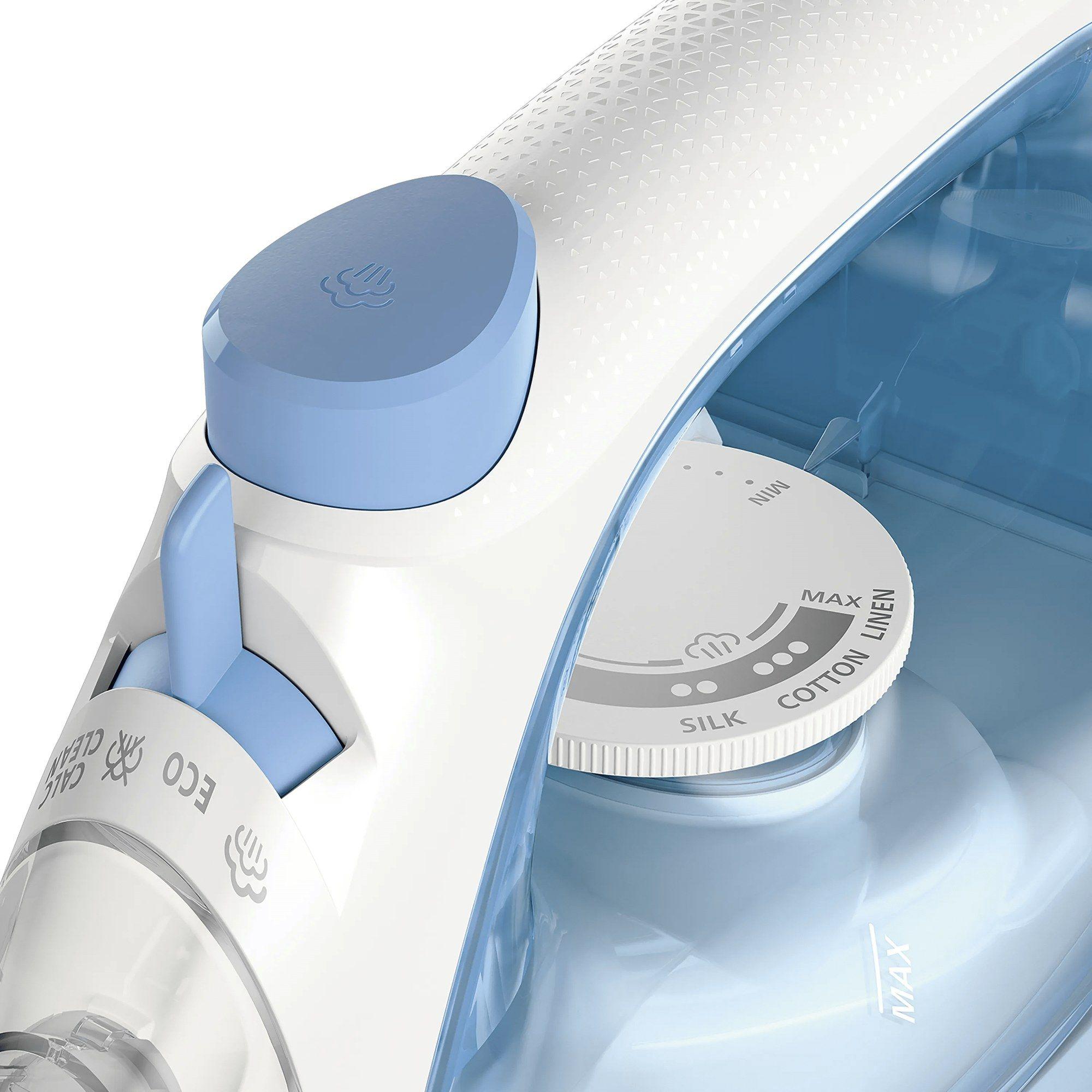 Ferro de Engomar a Vapor PHILIPS 1000 Series DST1030/20 (2000 W - 0,25 l - Base antiaderente - Azul e Branco) — miniatura 5