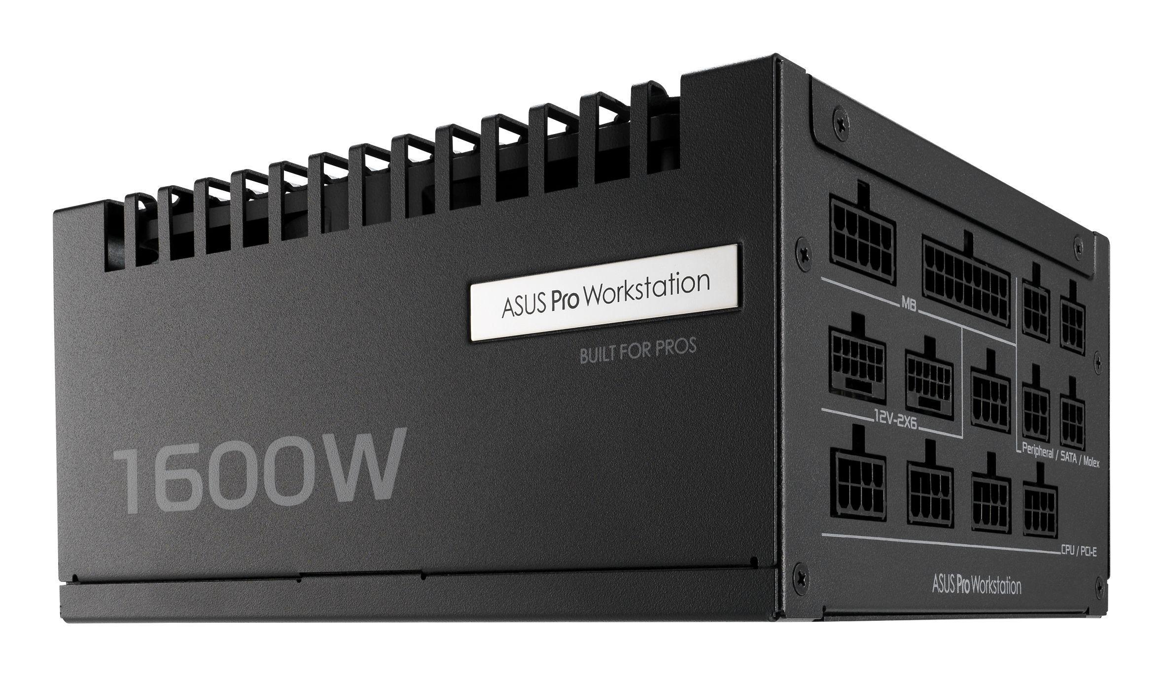 Fonte de Alimentação ASUS Pro WS 1600W Platinum (ATX - 1600 W - 80 Plus Platinum - Preto), miniatura 8