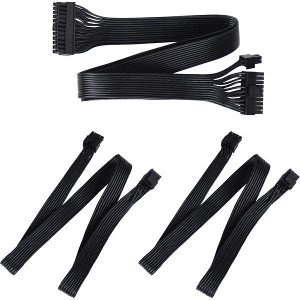 Kit de Cabos de Alimentação SILVERSTONE TECHNOLOGY SST-PP05-MBEPS (Azul e Preto)