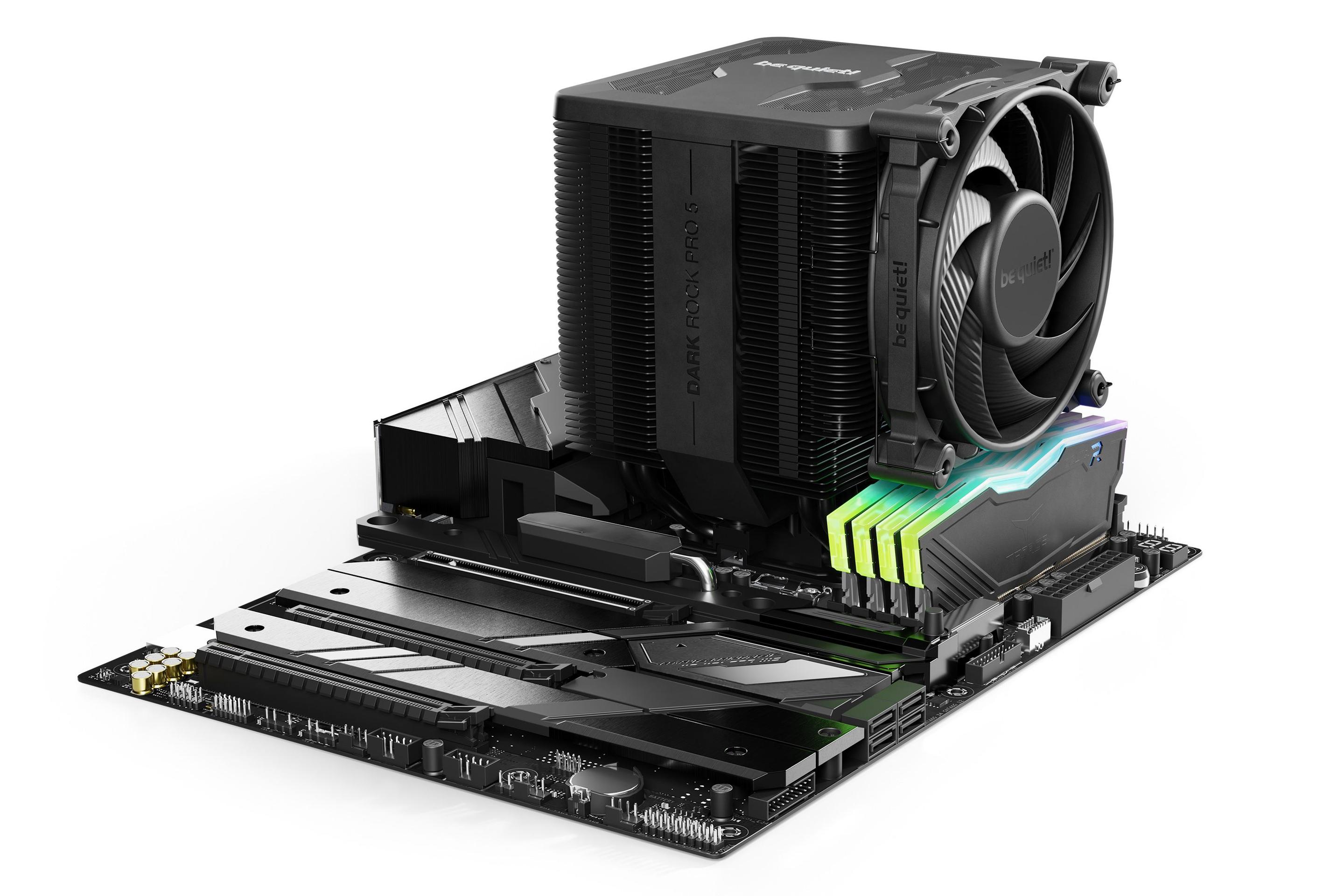 Cooler de CPU BE QUIET! Dark Rock Pro 5 (120/135 mm - 2 ventoinhas - 1500 RPM - Preto) — miniatura 4