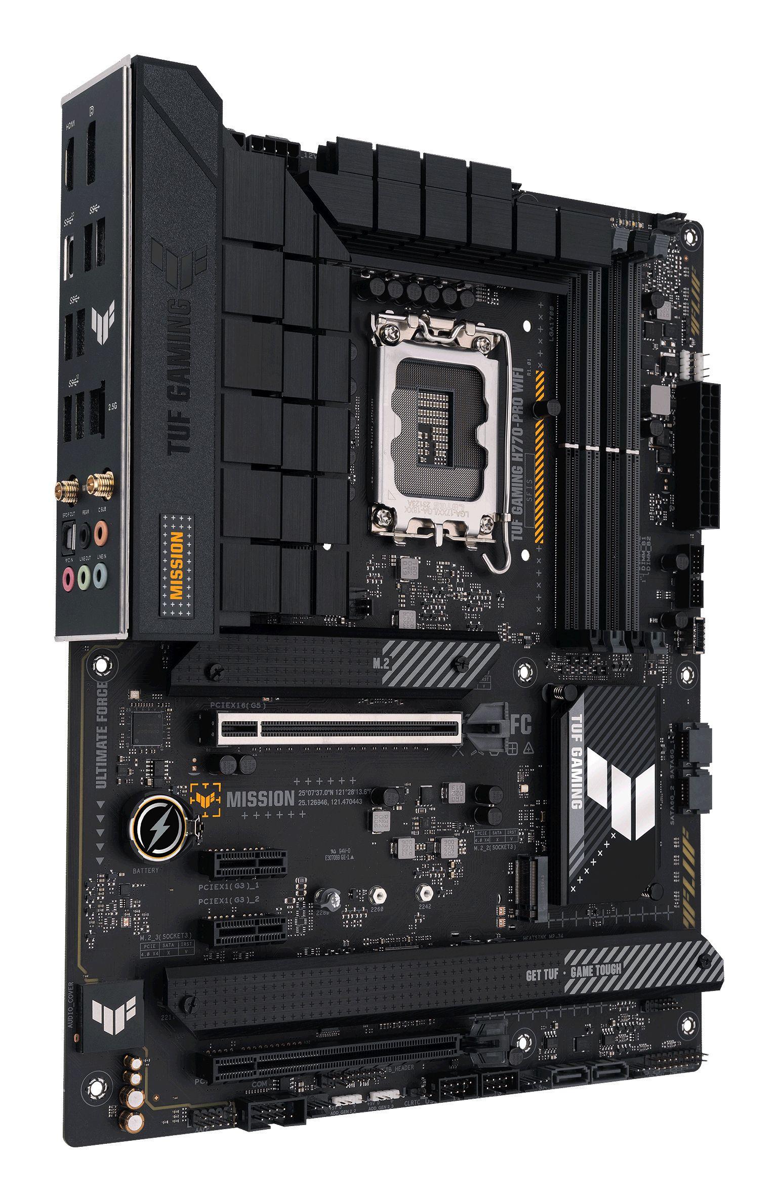 Motherboard ASUS TUF GAMING H770-PRO WIFI (LGA 1700 - ATX - Duplo canal), miniatura 2