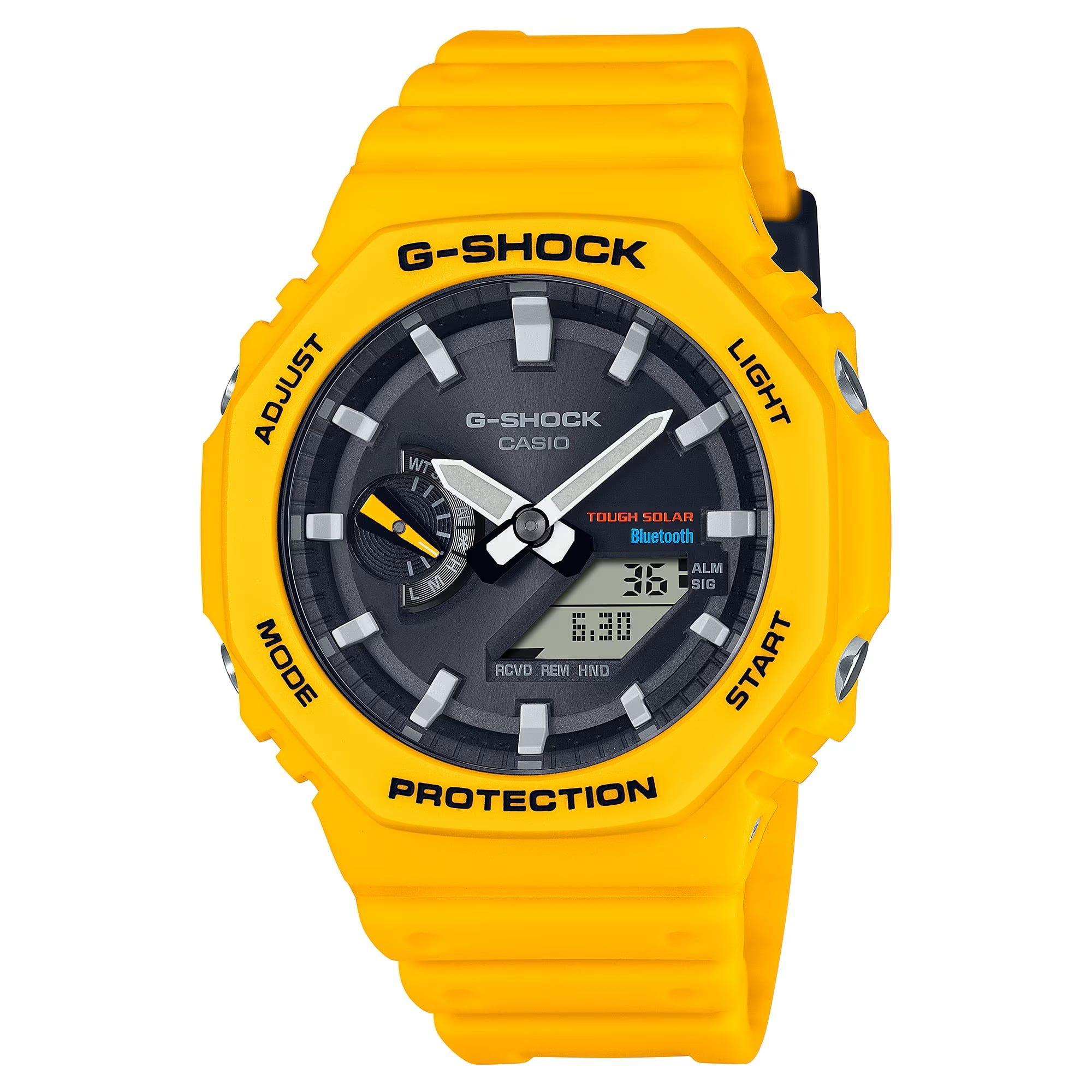 Relógio CASIO GA-B2100C-9AER (Carbono e resina - Amarelo/Preto)