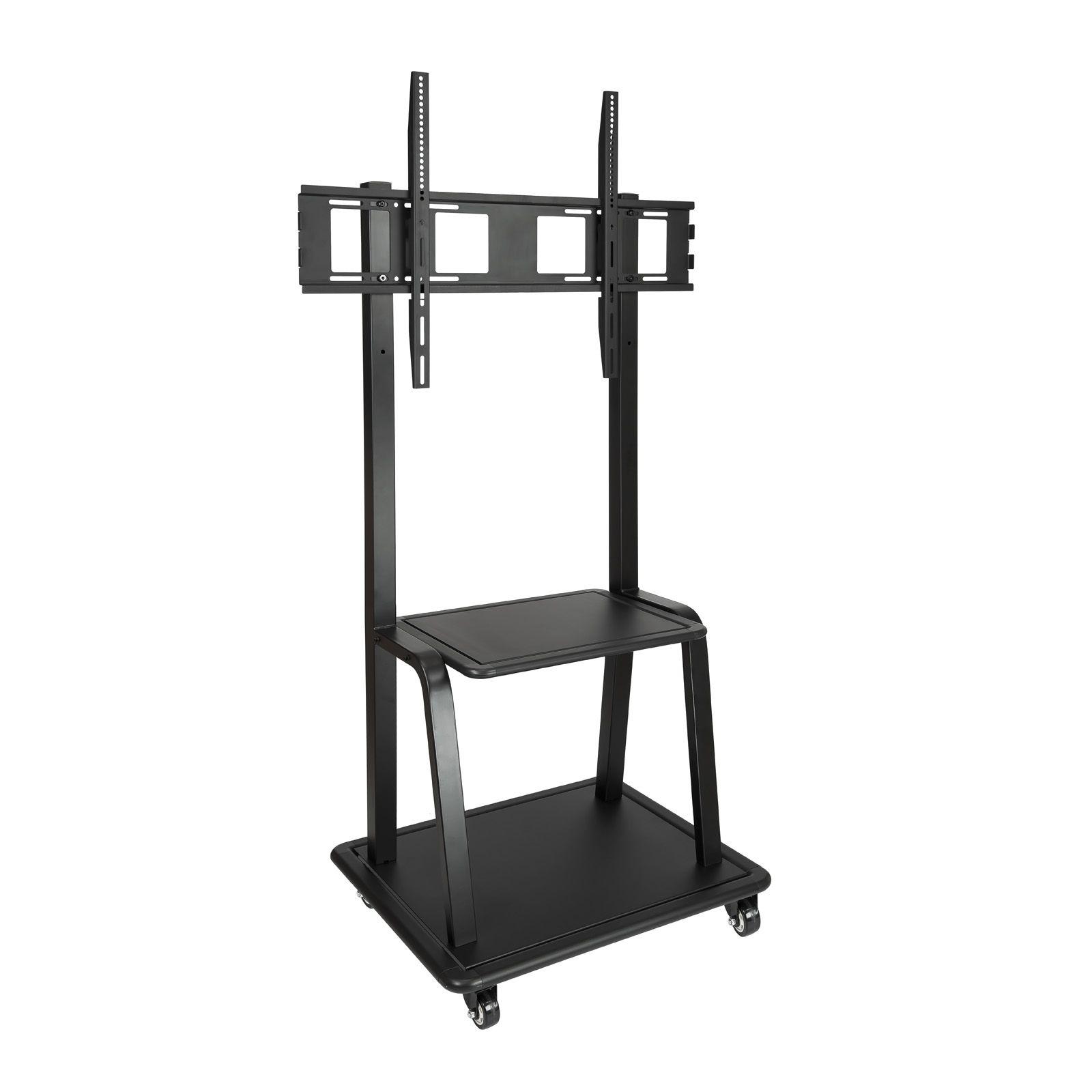 Suporte de Chão Móvel para TV TOOQ FS20100M-B (200 x 200 a 800 x 600 mm - 800 x 600 mm - 200 x 200 mm - Preto)