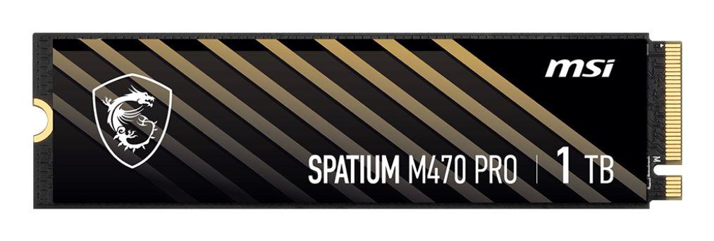 SSD Interno MSI SPATIUM M470 PRO (1 TB - M.2 - PCI Express 4.0 NVMe)