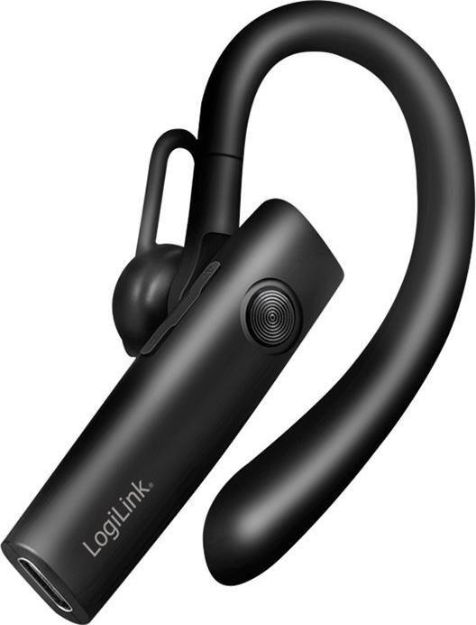 Auricular Mãos-Livres Mono LOGILINK BT0078 (Até 4,5 horas - Preto)
