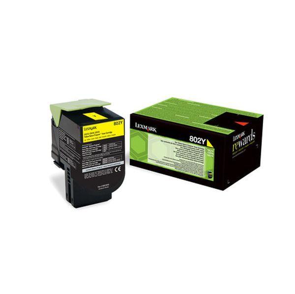 Toner LEXMARK 80C20Y0 (1.000 Páginas - 1 000 páginas), miniatura 2