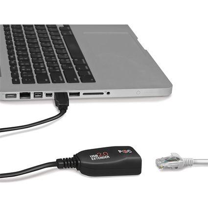 Extensor USB LOGILINK UA0207 (50 m - Cat.5/5e/6 - Preto) — miniatura 2