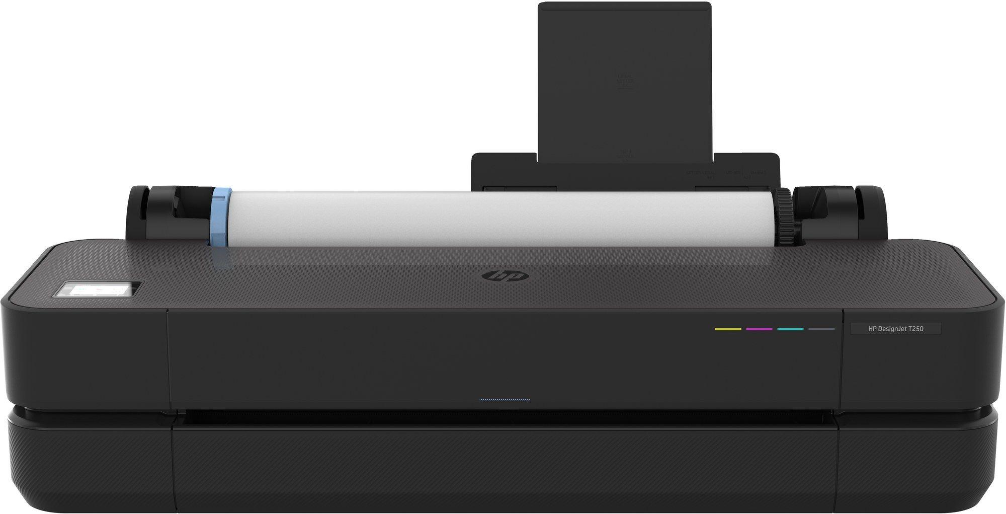 Plotter HP DesignJet T250 (Windows, macOS - USB 2.0 - Cinzento)
