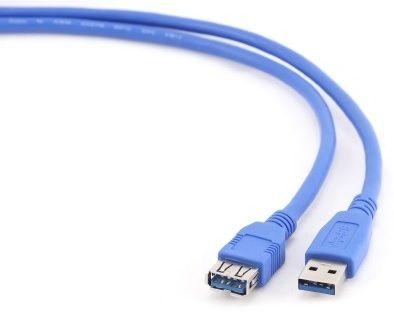Cabo de Extensão USB GEMBIRD CCP-USB3-AMAF-6 (1,8 m - USB A - Azul) — miniatura 4