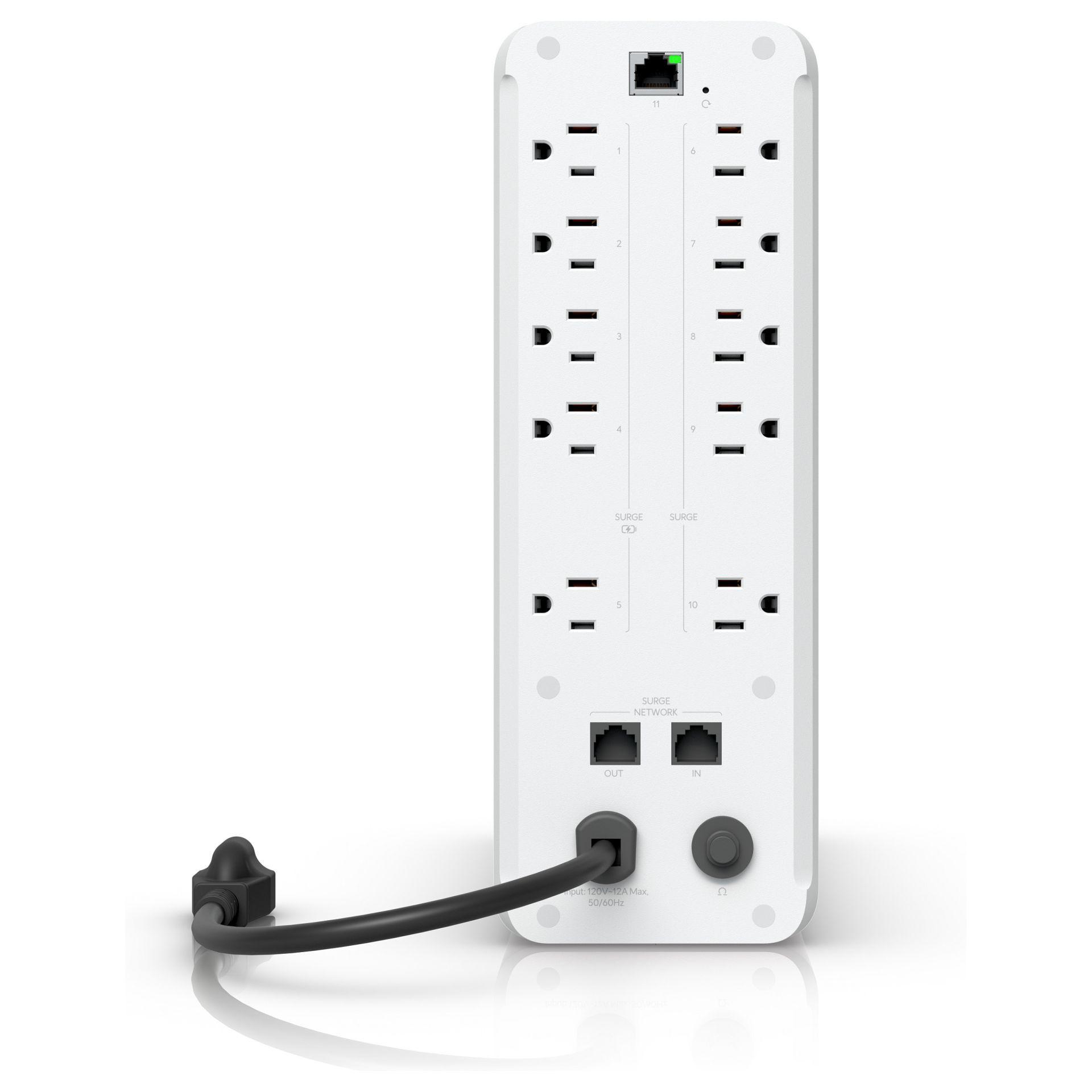 UPS Line-Interactive UBIQUITI UniFi Tower (3 RJ-45 - Acoplador C13, Acoplador C14 - Branco) — miniatura 3