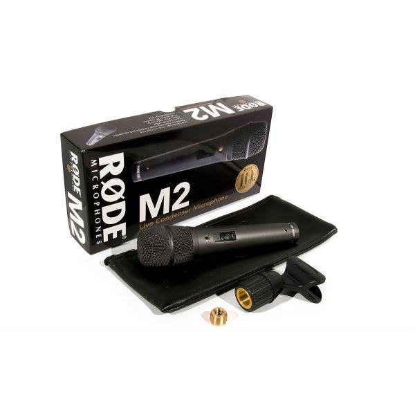 Microfone de Palco RODE MICROPHONES M2 (Microfone de palco - Com fios - mini XLR de 3 pinos - Preto) — imagem 1