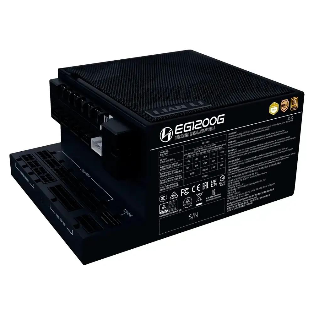 Fonte de Alimentação LIAN LI EG1200GB (ATX - 1200 W - 80 PLUS Gold - Preto), miniatura 4