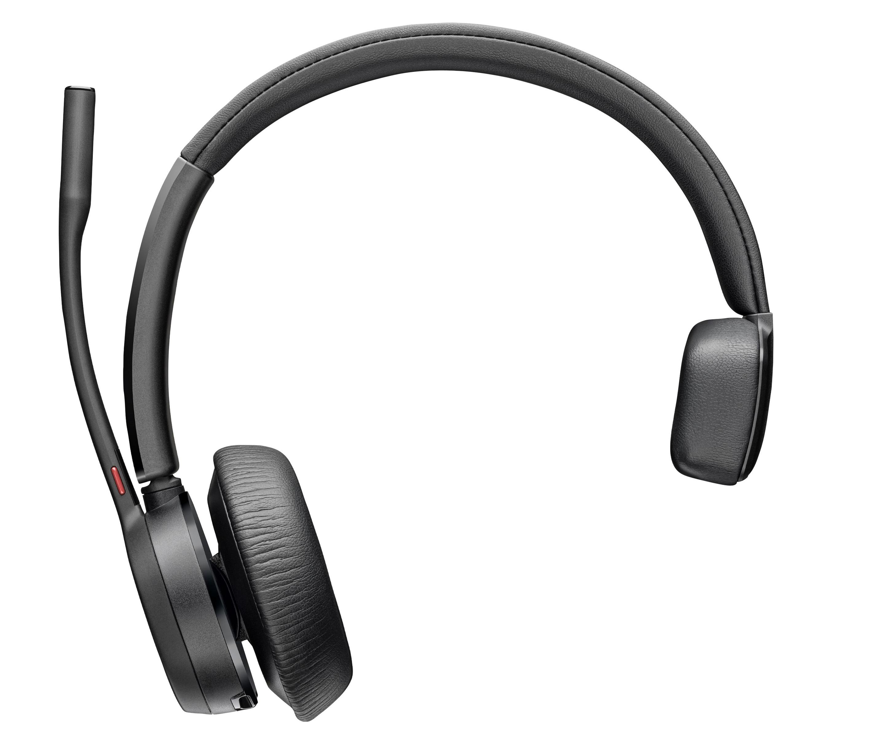Headset POLY Voyager 4310 MS (Monofónico - Com fios e sem fios - Circum-aural - Preto)
