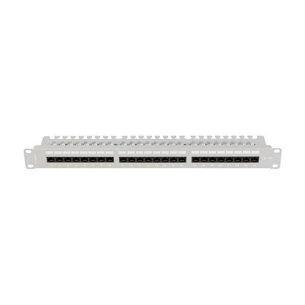 Painel de Ligações LANBERG PPUA-1124-S (RJ45 - 19 polegadas - Cinzento) — miniatura 4