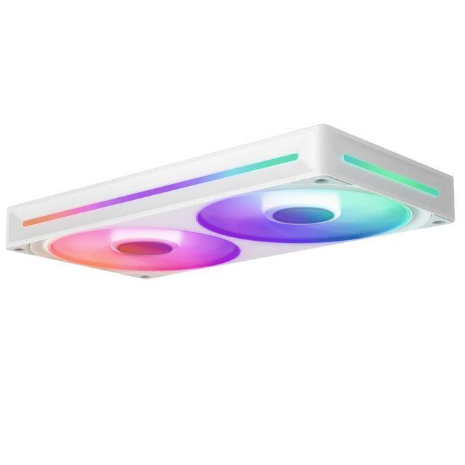 Ventoinha para Caixa PC NZXT F280 RGB Core (Plástico, borracha - Multicor - 2,25 W - Branco) — miniatura 3