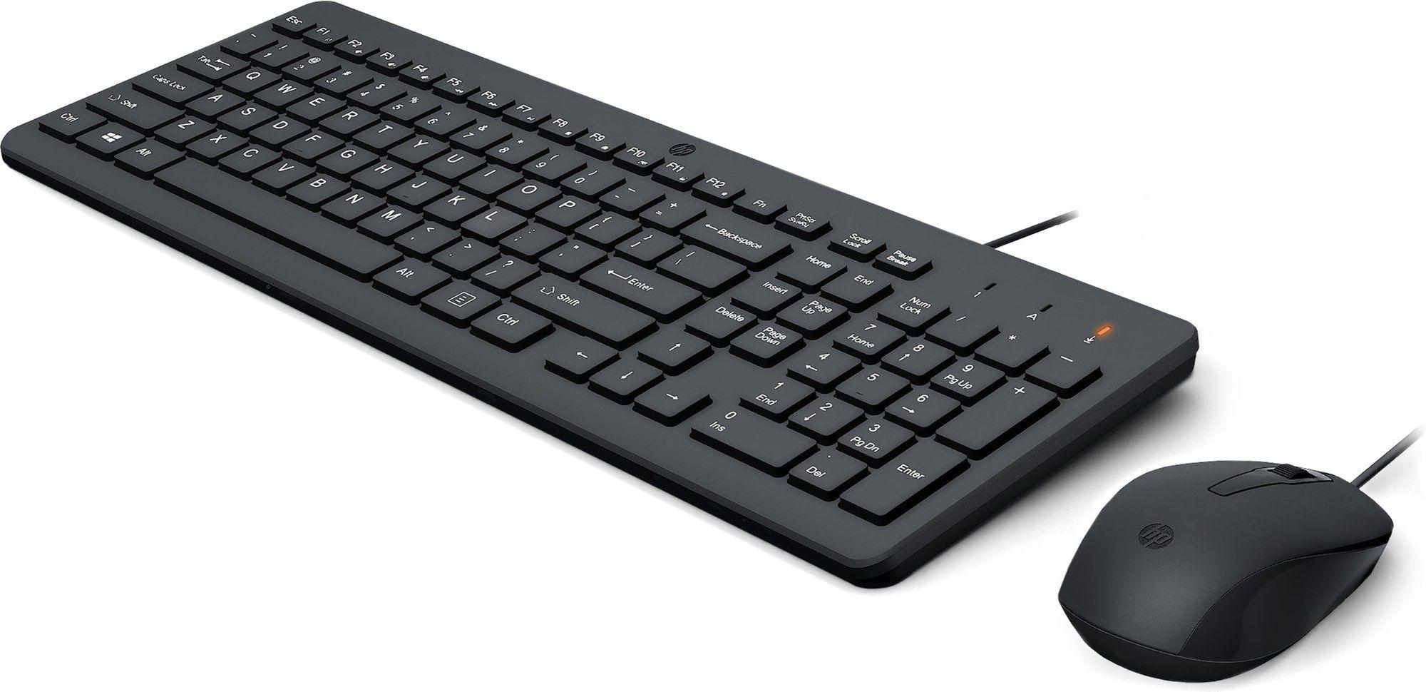 Conjunto Teclado e Rato HP 150 (Interruptor de membrana - Tamanho grande - USB - Preto), miniatura 2