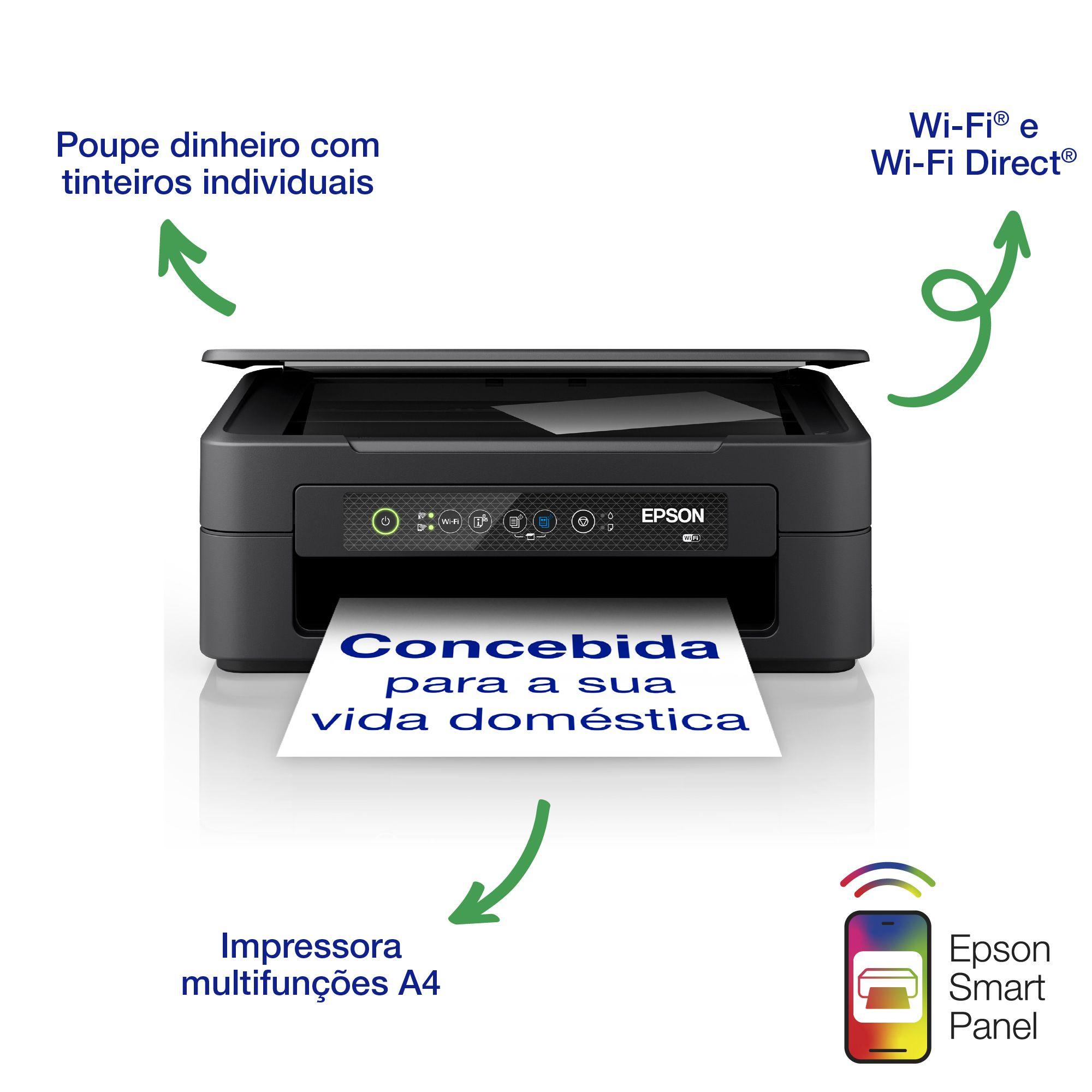 Impressora Multifunções EPSON Expression Home XP-2200 (A4 - Impressão a cores - 50 folhas - Preto) — miniatura 2